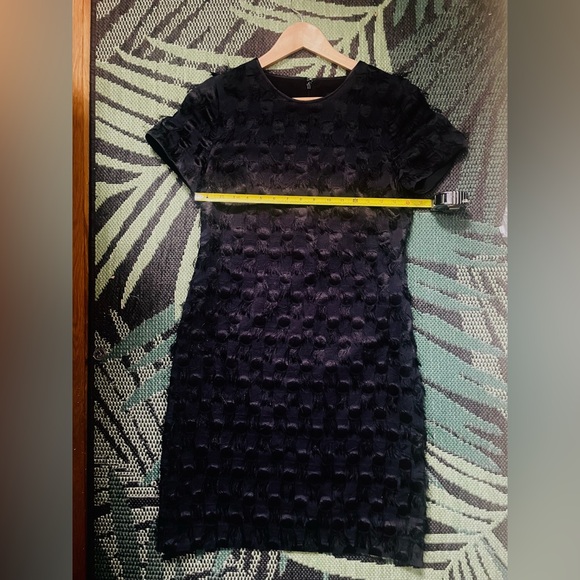 Banana Republic Highly Textured Black Mini Dress - Picture 15 of 16
